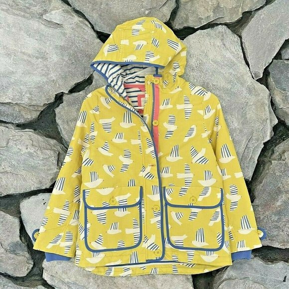 Mini Boden Other - Girls Mini Boden Lined Rain Jacket Girls Size 9-10